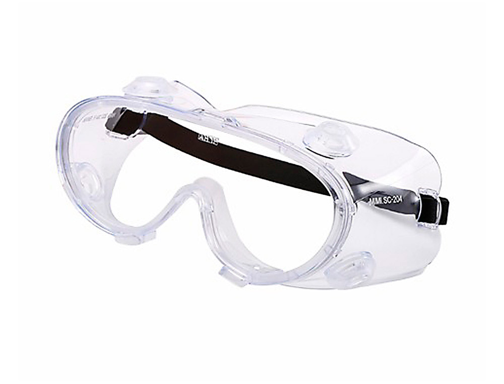 Gafas de proteccion panoramicas montura flexible color transparente certificado ce (Ref. 6635)