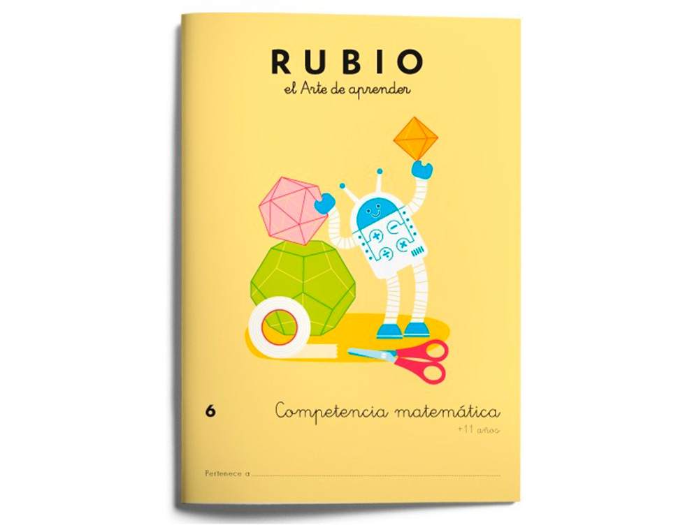 RUBIO - Cuaderno competencia matematica 6 (Ref. CM6)