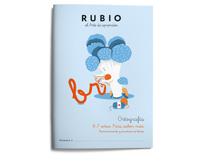 RUBIO - Cuaderno ortografia 6-7 años para saber mas (Ref. ORT2)