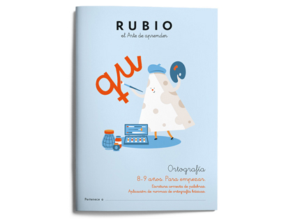 RUBIO - Cuaderno ortografia 8-9 años para empezar (Ref. ORT3)