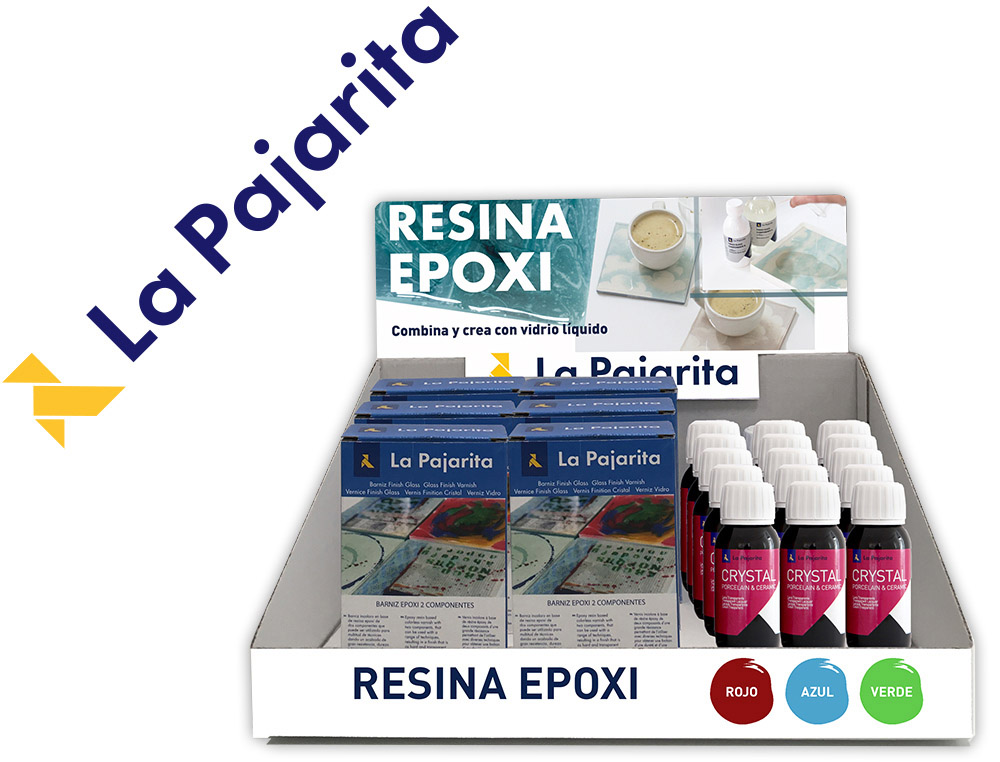 LA PAJARITA - Expositor sobremesa finish glass / laca cristal (Ref. 090913)
