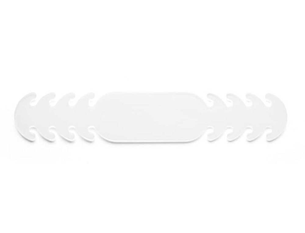 Ajustador salvaorejas mascarilla silicona flexible 3 posiciones ajuste color blanco 19,4x1,8cm (Ref. 2576 BLANCO)