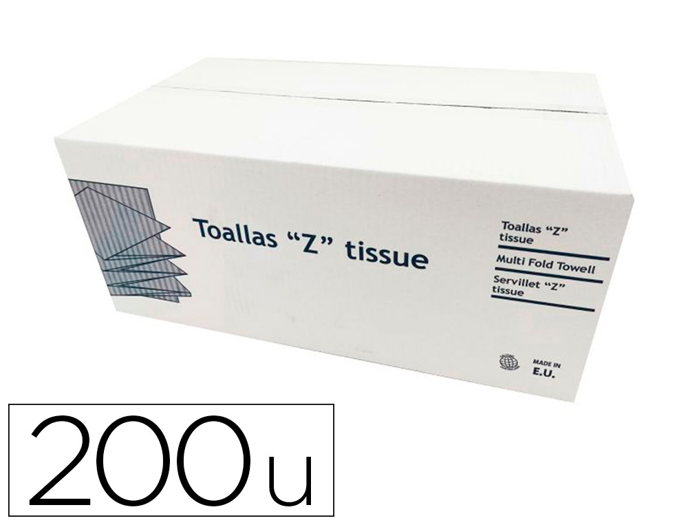 DAHI - Toalla de papel secamanos z ecopasta 2 capas caja con 20 paquetes de 200 unidades (Ref. DJT52320)