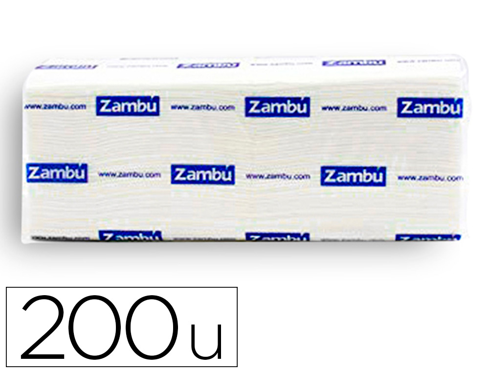 DAHI - Toalla de papel secamanos z celulosa 2 capas caja con 20 paquete de 200 unidades (Ref. DJT50320)