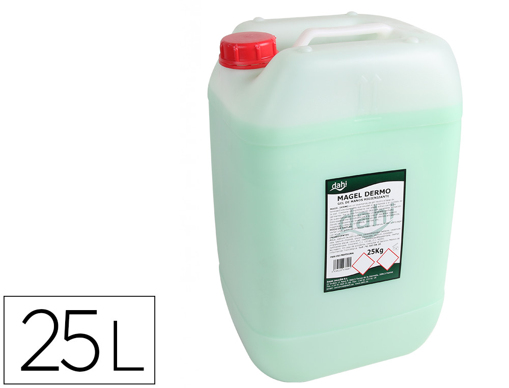 DAHI - Jabon liquido lavamanos bactericida garrafa de 25 litros (Ref. PCH068/25L-DJ)