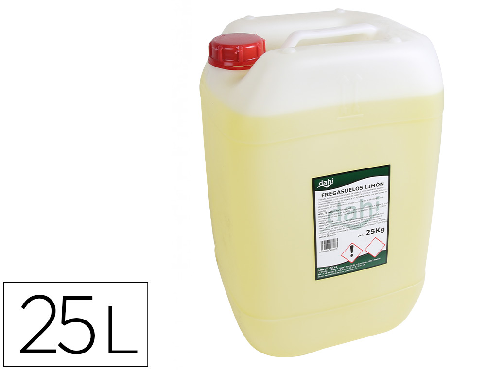 DAHI - Fregasuelos aroma limon garrafa de 25 litros (Ref. PCH451/25L-DJ)