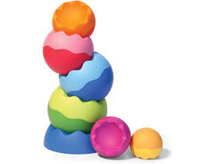 FIESTA CRAFTS - Juego esferas apilables fat brain tobbles neo 7 colores y tamaños surtidos (Ref. XFB-FA070-1)