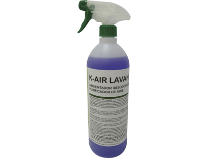 IKM - Ambientador spray k-air olor flor de lavanda botella de 1 litro (Ref. K-AIR LAVANDA)