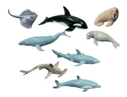 MINILAND - Juego animales marinos 8 figuras (Ref. 27460)