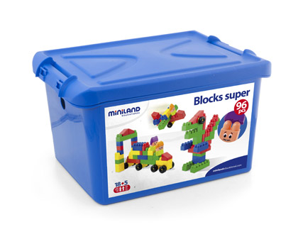 MINILAND - Juego super blocks 96 piezas (Ref. 32338)