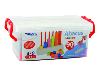 MINILAND - Juego abacus multibase 90 piezas (Ref. 95053)
