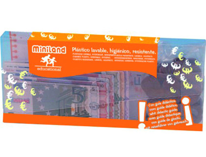 MINILAND - Juego monedas y billetes activity euro 108 piezas (Ref. 31908)
