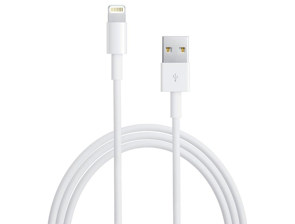 NANOCABLE - Cable usb iphone a usb 2.0 iphone lightning-usb a/m color blanco longitud 1 m (Ref. 10.10.0401)