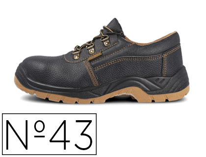 PAREDES - Zapato de seguridad zp1000 s3 negro talla 43 (Ref. SM5065 NE/43)