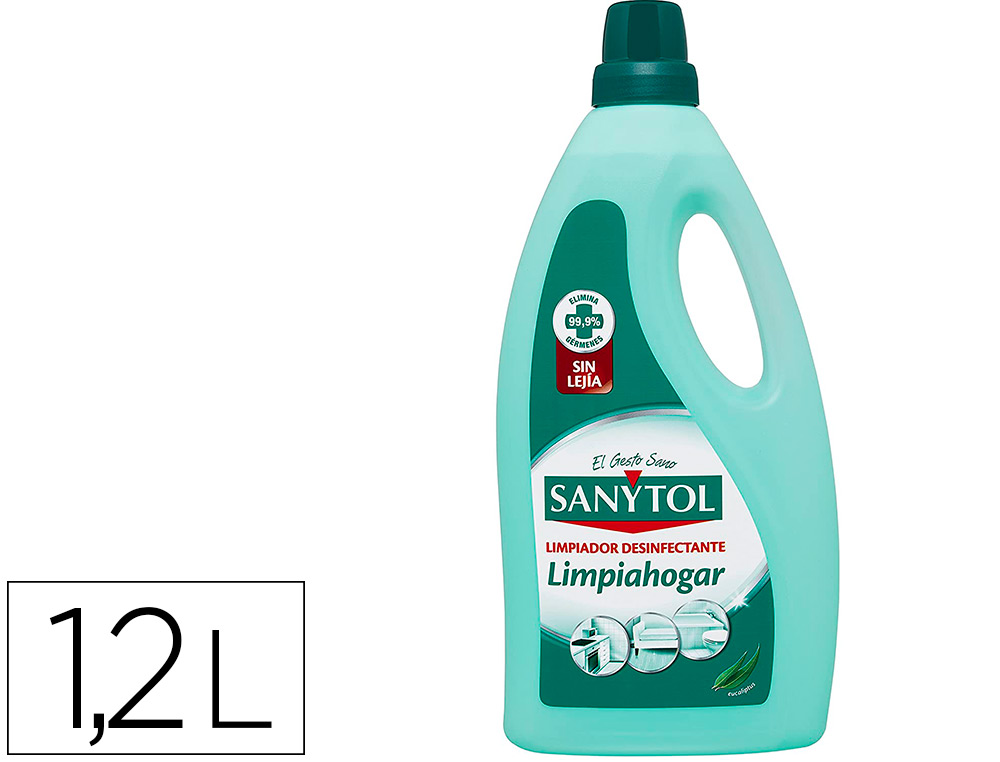 SANYTOL - Limpiador desinfectante limpiahogar multisuperficies bote de 1200 ml (Ref. 64158)