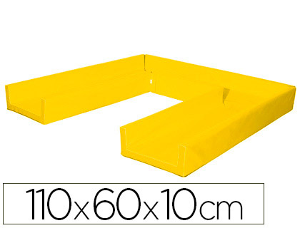 SUMO DIDACTIC - Colchon de dormir plegable 110x60x10 cm amarillo (Ref. 066 AM)