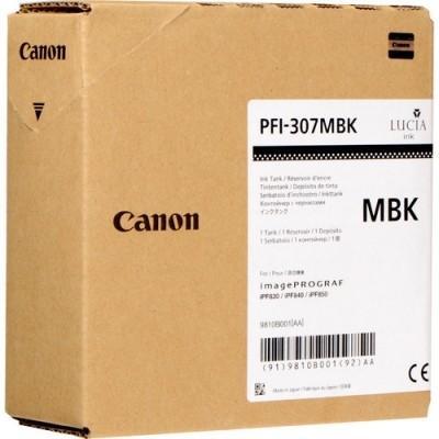 CANON - IPF830,IPF840,IPF850 TINTA NEGRO MATE PFI-307MBK (Ref.9810B001AA)