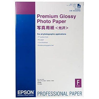 EPSON - GF PAPEL PREMIUM GLOSSY PHOTO A2, 20 HOJAS - 250G/M2 (Ref.C13S042091)