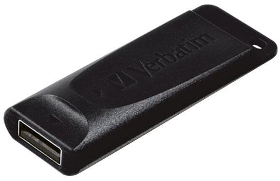 VERBATIM - USB DRIVE 2.0, 64GB, STORE'N'GO SLIDER (SE DESLIZA), COLOR NEGRO (Incluye Canon LPI de 0,24 €) (Ref.98698)