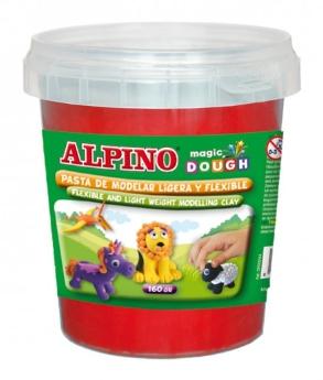 ALPINO - PASTA MODELAR MAGIC DOUGH 160 gr. ROJO (Ref.DP000146)