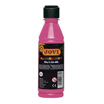 JOVI - TEMPERA LIQUIDA FOSFORESCENTE 250 ml (botella) MAGENTA (Ref.51908)