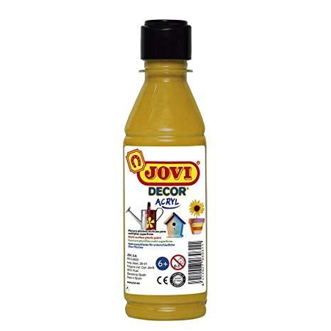 JOVI - PINTURA LATEX DECOR 250 ml (botella) ORO (Ref.68038)