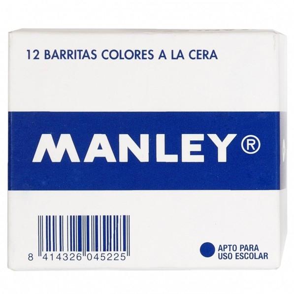 MANLEY - CERAS 60MM BERMELLÓN OSCURO (8) ESTUCHE DE 12 (Ref.MNC04511)