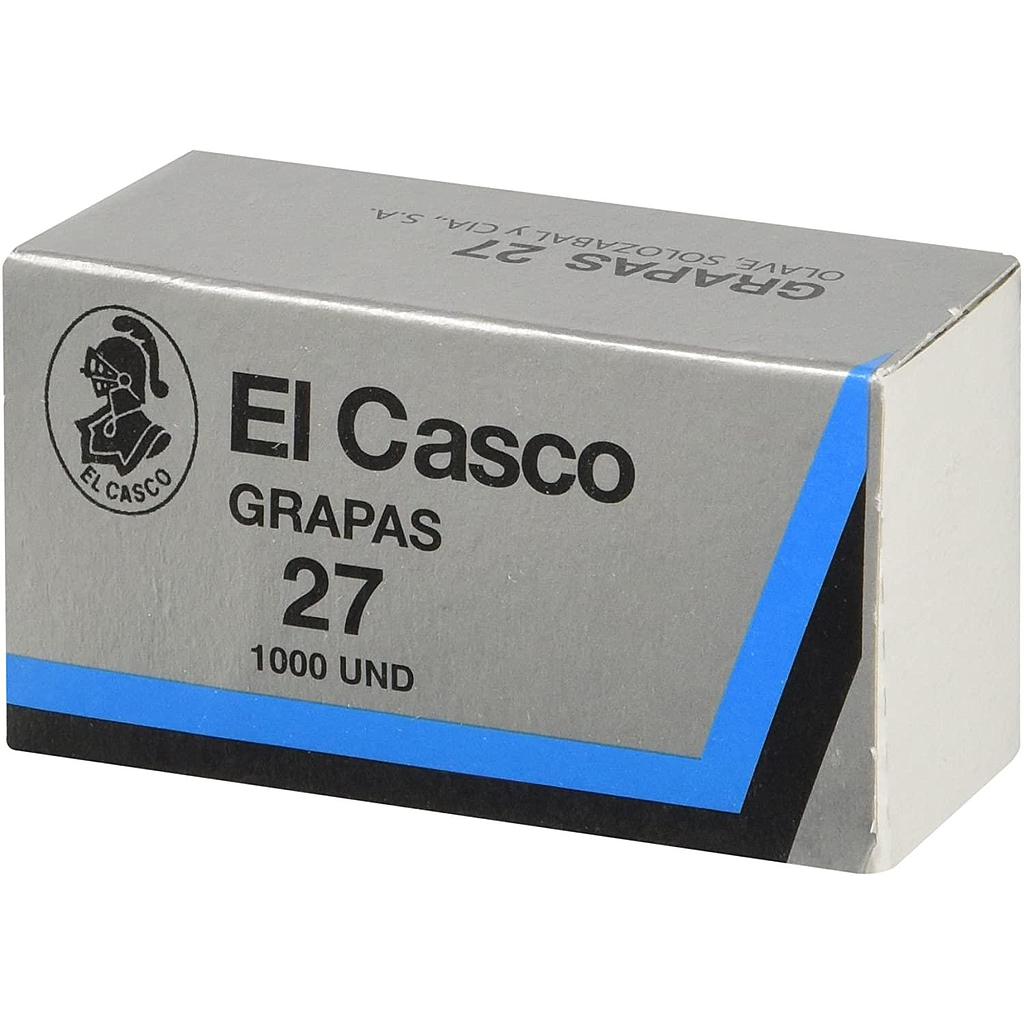 EL CASCO - GRAPAS CASCO 27 GALVANIZADAS caja de 1000 (Ref.1G00271)