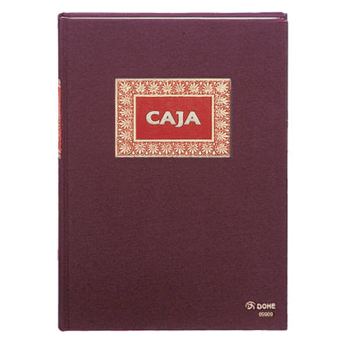 DOHE - Libro Contable Caja - Fº Natural 215x315 - 100 hojas numeradas (Ref.09909) 