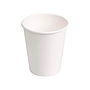 BLANCA - Vaso de carton biodegradable blanco 220 cc paquete de 50 unidades (Ref. 102619)