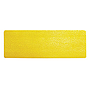 DURABLE - Simbolo adhesivo pvc forma de linea para delimitacion suelo amarillo 150x50x0,7 mm pack de 10 (Ref. 1703-04)