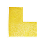 DURABLE - Simbolo adhesivo pvc forma de l para delimitacion suelo amarillo 100x100x0,7 mm pack de 10 unidades (Ref. 1702-04)