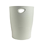 EXACOMPTA - Papelera plastico ecoblack gris 15 litros (Ref. 45306D)