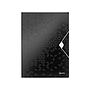 LEITZ - Carpeta wow gomas solapas polipropileno din A4 color negro (Ref. 45990195)