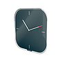 LEITZ - Reloj cosy de pared silencioso cristal 30x30 cm gris (Ref. 90170089)