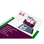 LIDERPAPEL - Carpeta 80 fundas canguro pp din A4 verde translucido portada y lomo personalizable (Ref. JC31)