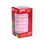 APLI - Gomets autoadhesivo circulares 10,5 mm rosa rollo con 5192 unidades (Ref. 11479)