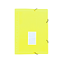 LIDERPAPEL - Carpeta clasificador fuelle polipropileno din A4 amarillo fluor opaco 13 departamentos (Ref. FU36)