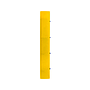LIDERPAPEL - Carpeta con recambio A4 cuadro 5mm 100 hojas 80g polipropileno 4 anillas 25mm color amarillo (Ref. CH57)