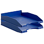 ARCHIVO 2000 - Bandeja sobremesa antimicrobiana sanitized plastico azul apilable 3 posiciones para formatos din (Ref. 742AM AZ)