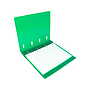 LIDERPAPEL - Carpeta con recambio A4 cuadro 5mm 100 hojas 80g polipropileno 4 anillas mixtas 25mm verde (Ref. CH56)