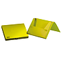 LIDERPAPEL - Carpeta portadocumentos gomas polipropileno din A4 amarillo fluor opaco lomo 25 mm (Ref. SS48)