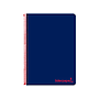 LIDERPAPEL - Cuaderno espiral A4 micro wonder tapa plastico 120h 90 gr cuadro 5 mm 5 bandA4 taladros color azul marino (Ref. BA86)