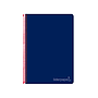 LIDERPAPEL - Cuaderno espiral cuarto witty tapa dura 80h 75gr cuadro 4mm con margen color azul marino (Ref. BC82)