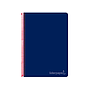 LIDERPAPEL - Cuaderno espiral folio witty tapa dura 80h 75gr cuadro 4mm con margen color azul marino (Ref. BV02)
