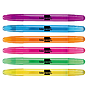 LIDERPAPEL - Marcador de cera gel fluorescente estuche 6 colores surtidos (Ref. ZC10)