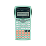 MILAN - Calculadora cientifica m240 silver 2 lineas 240 funciones 10+2 digitos color verde turquesa con tapa color (Ref. 159110SLBL)