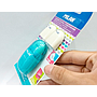 MILAN - Sacapuntas capsule plastico 1 uso con goma + 2 recambios de goma en blister (Ref. BYM10034)