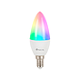NGS - Bombilla smart wifi led bulb gleam 514c halogena colores 5w 500 lumenes e14 regulable en intesidad (Ref. GLEAM514C)