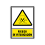 ARCHIVO 2000 - Pictograma riesgo de intoxicacion pvc amarillo luminiscente 210x297 mm (Ref. 6172-02 AM)